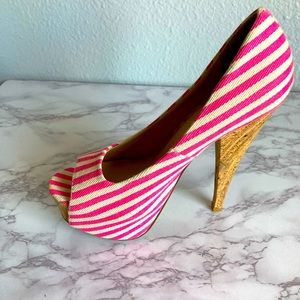 Pink & White heels